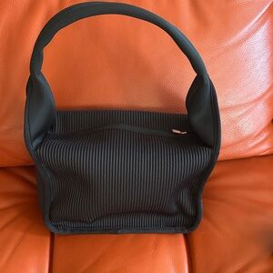 COS Black Ribbed Shoulder Bag